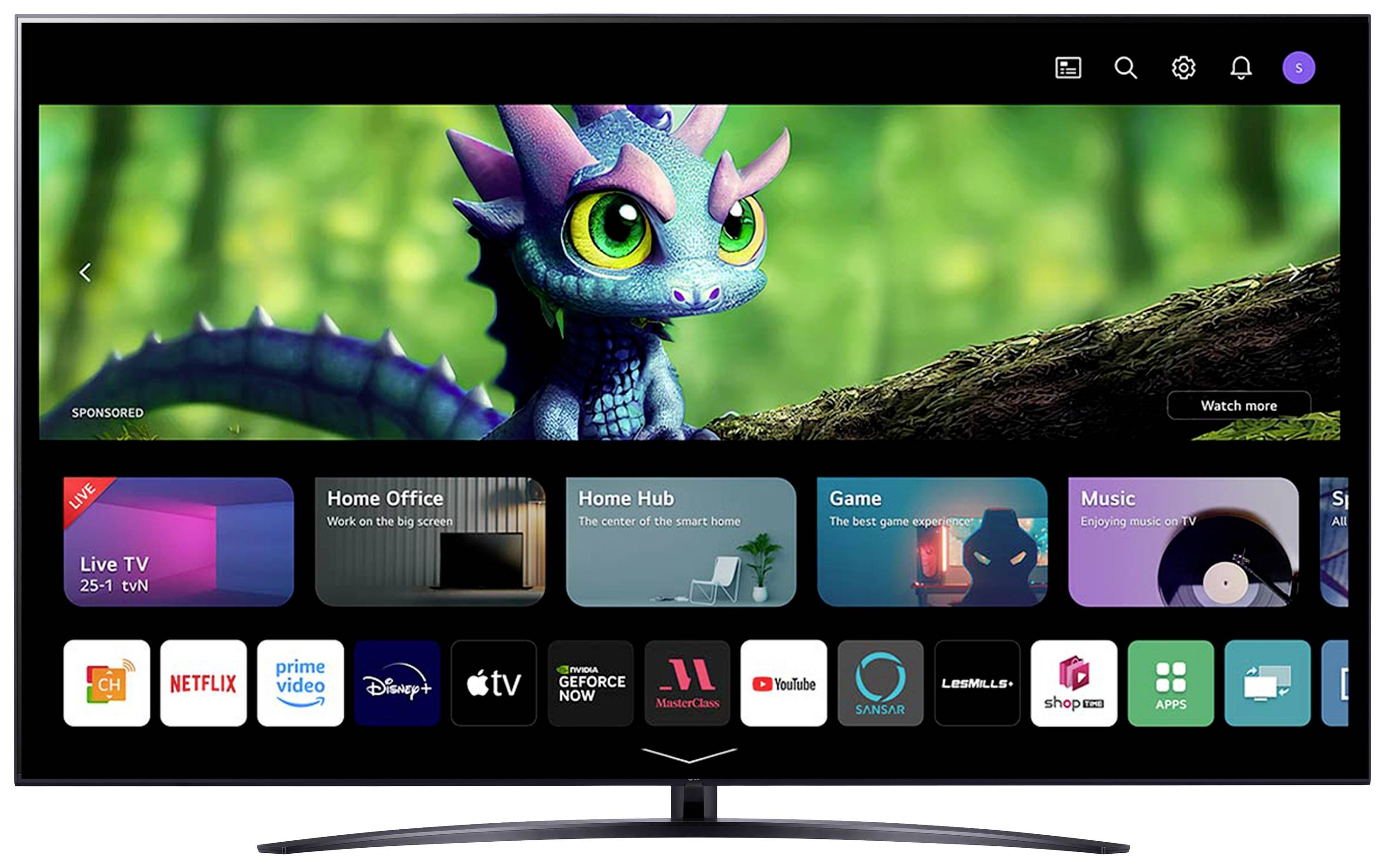 LG Electronics 86UR81006LA.AEU LCD-TV 218cm 86 Zoll EEK F (A - G) CI+, DVB-S2, DVB-T2, DVB-C, UHD, WLAN, Smart TV Schwarz