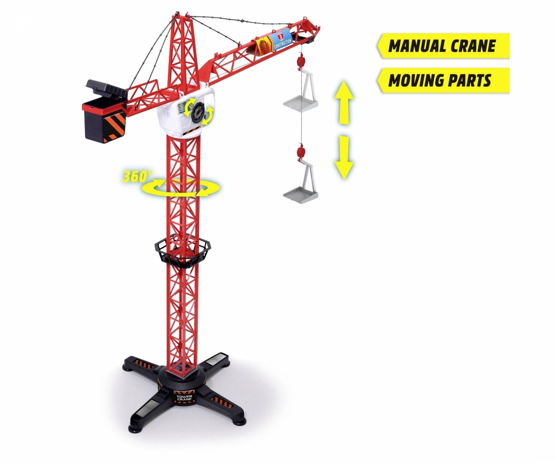 Dickie Toys Baufahrzeug Modell Baukran Fertigmodell Kran Modell