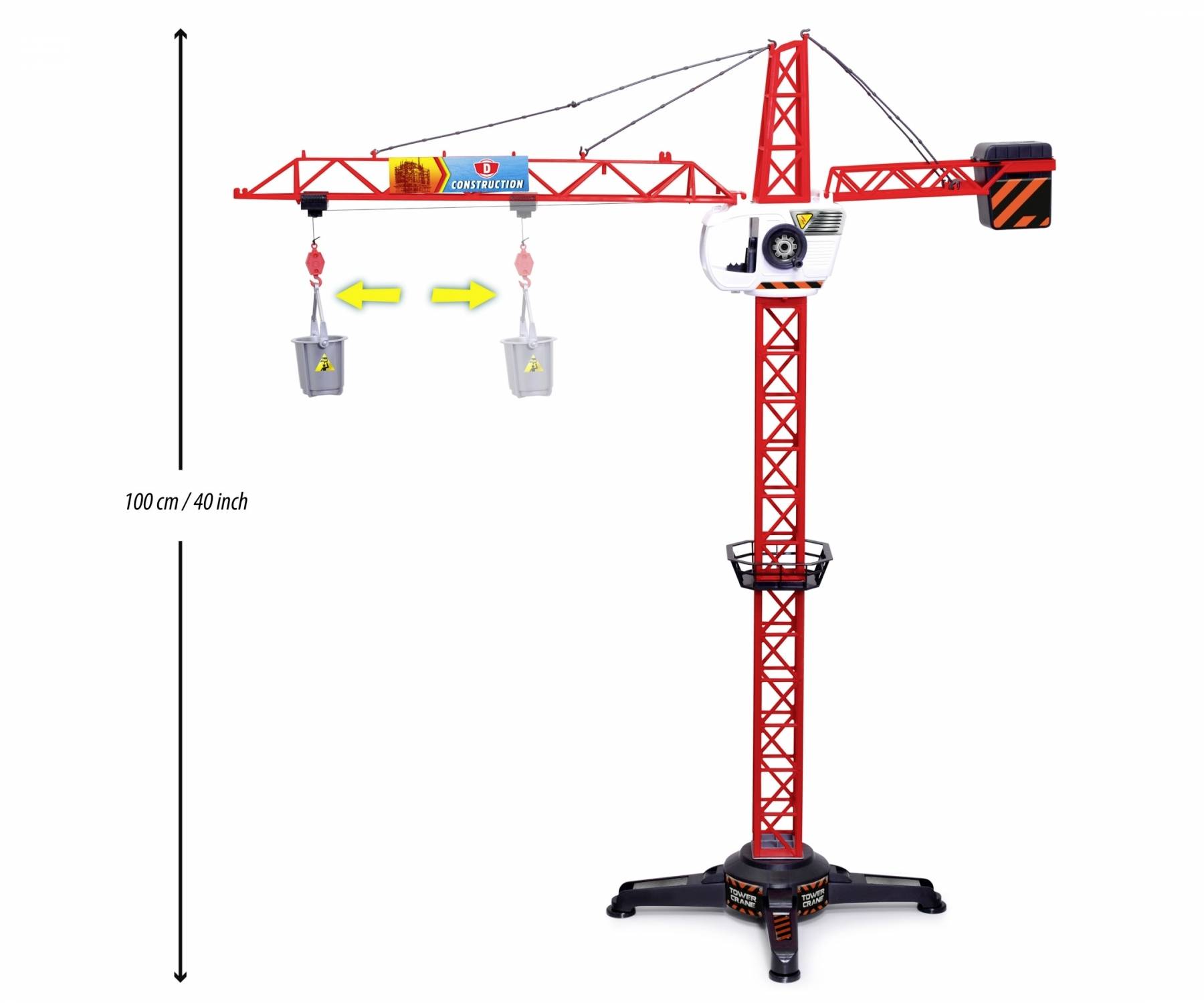Dickie Toys Baufahrzeug Modell Baukran Fertigmodell Kran Modell