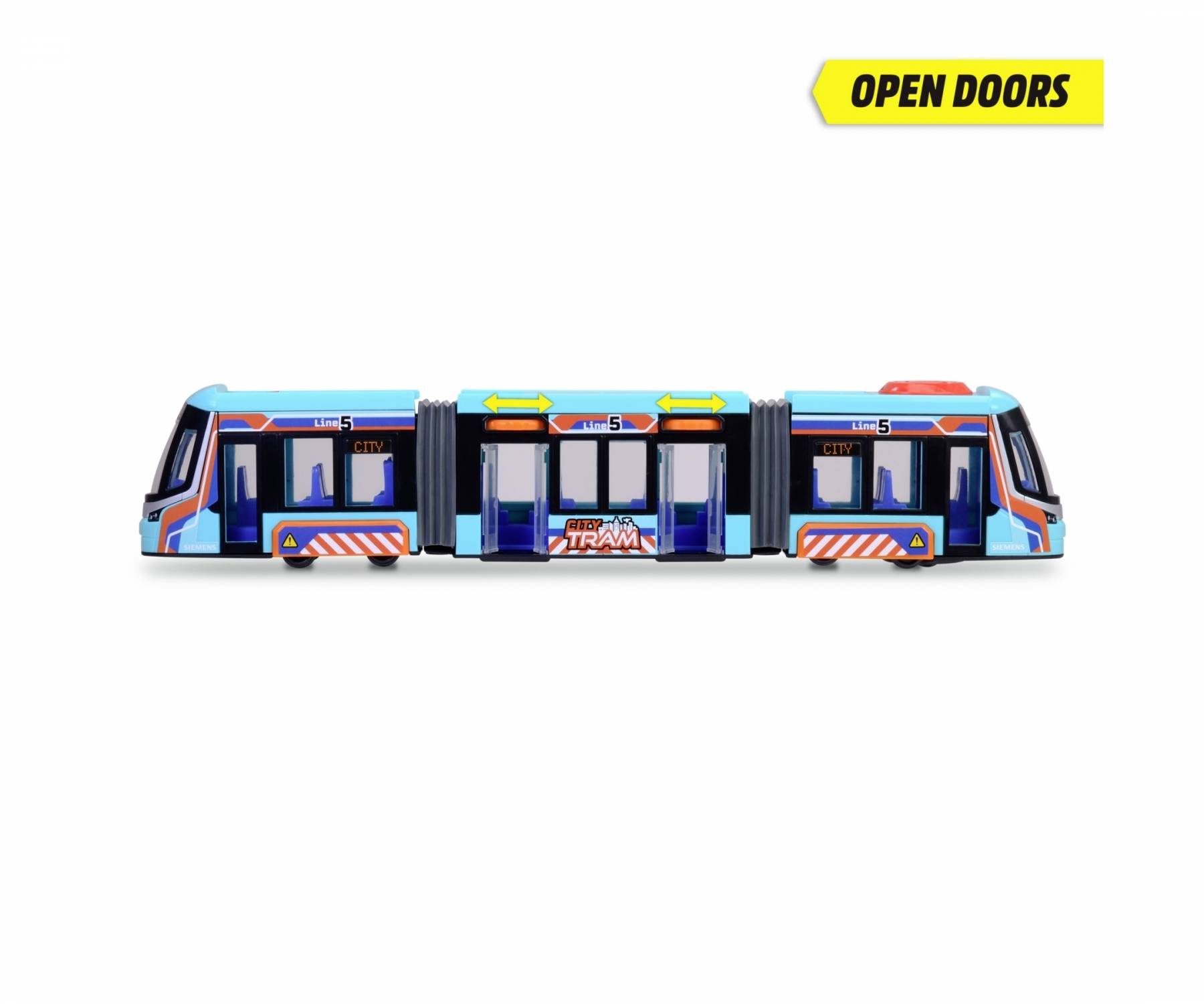 Dickie Toys Tram Modell Siemens City Tram Fertigmodell Tram Modell