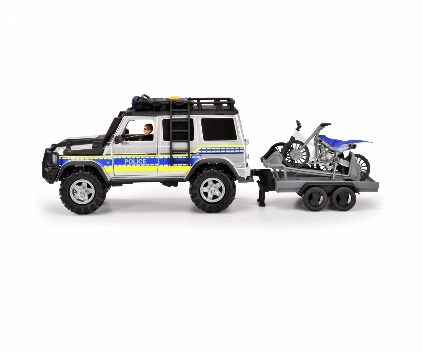 Dickie Toys Einsatzfahrzeug Modell Mercedes Benz Polizei Set Fertigmodell PKW Modell