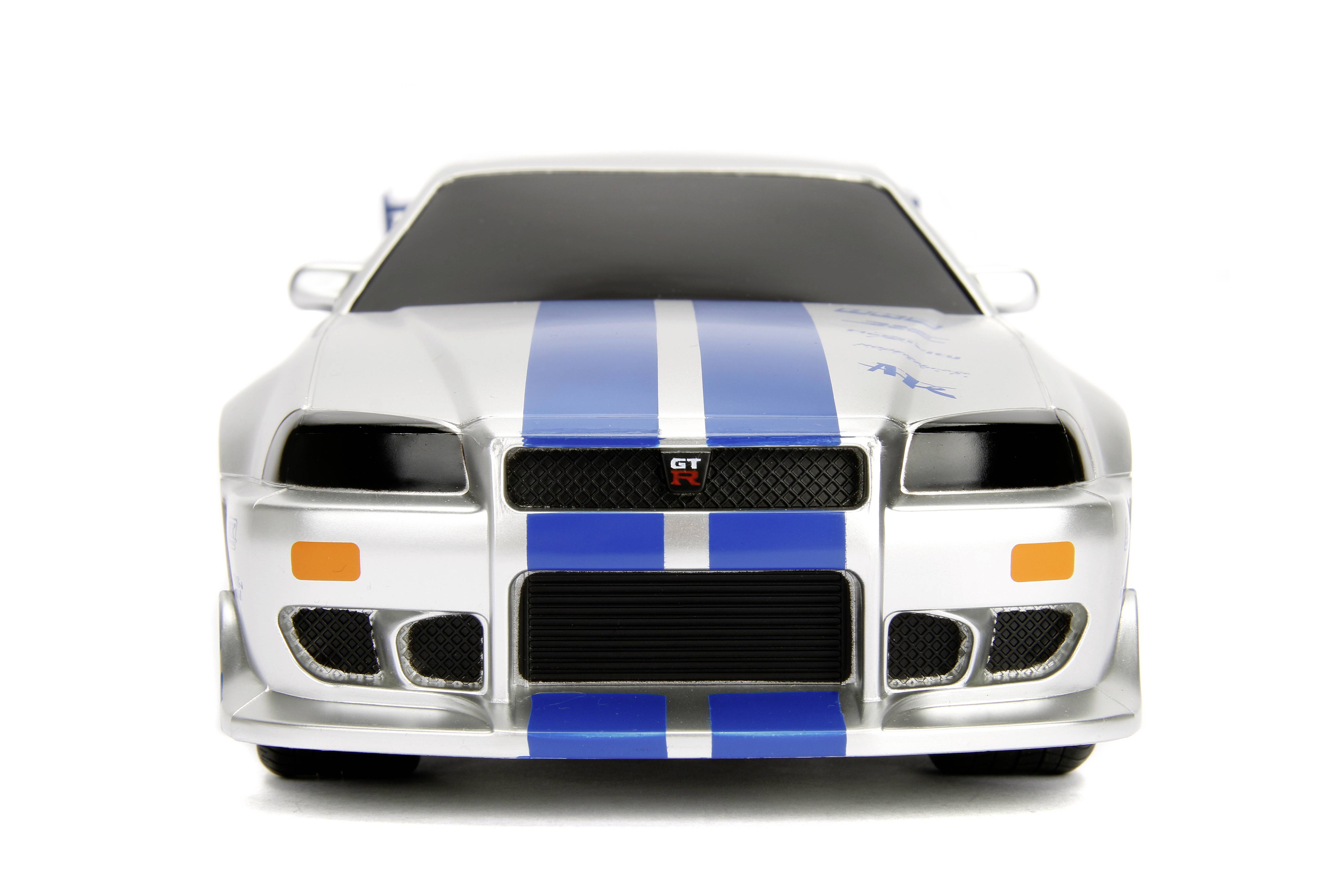 JADA TOYS 253206007 Fast&Furious RC Nissan Skyline GTR 1:16 RC Einsteiger Modellauto Elektro Straßenmodell