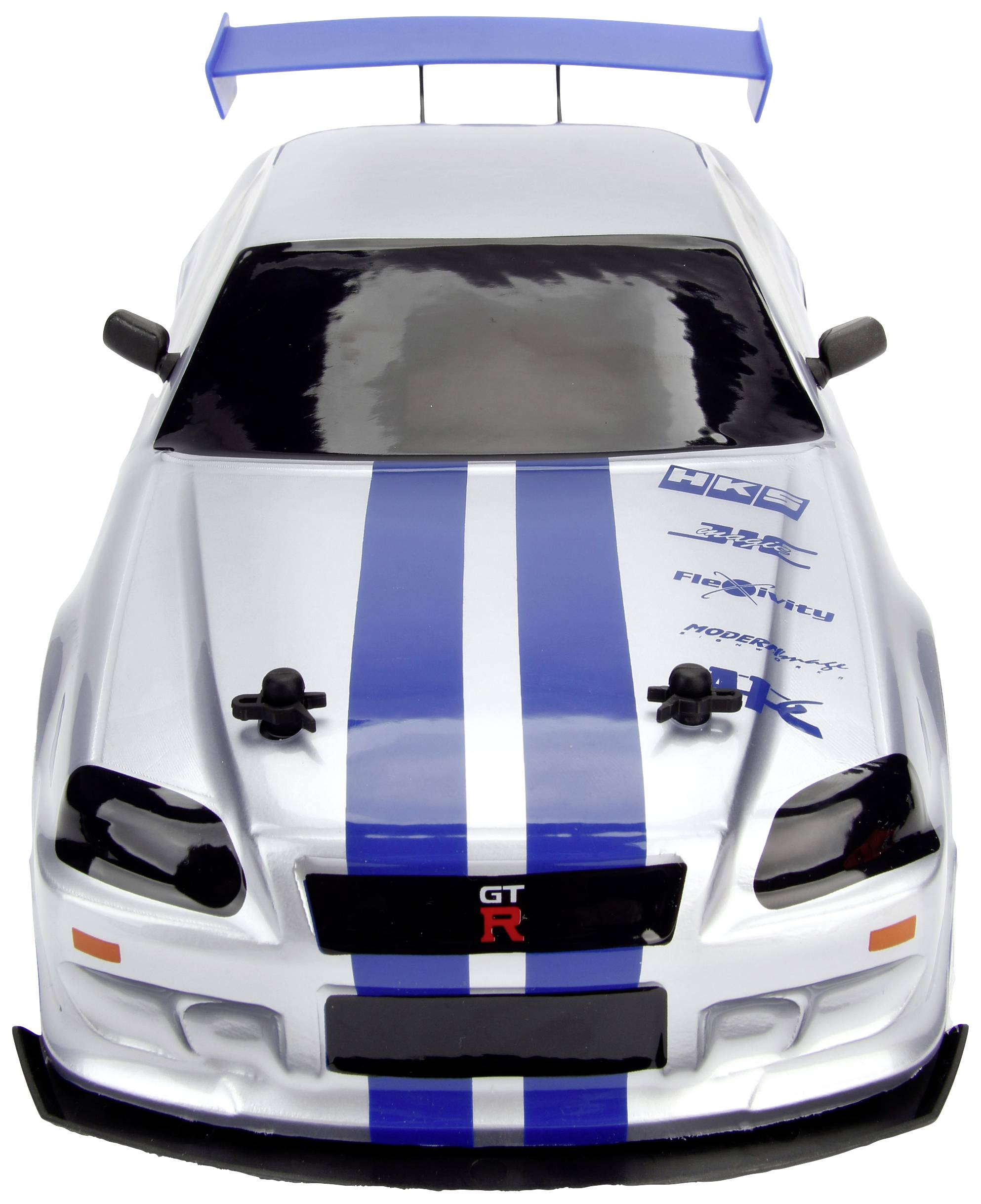 JADA TOYS 253209000 Fast&Furious RC Nissan Skyline GTR 1:10 RC Einsteiger Modellauto Elektro Straßenmodell