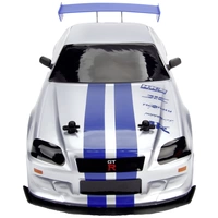 JADA TOYS 253209000 Fast&Furious RC Nissan Skyline GTR 1:10 RC Einsteiger Modellauto Elektro Straßenmodell JADA TOYS 253209000 Fast&Furious RC Nissan Skyline GTR 1:10 RC Einsteiger Modellauto Elektro Straßenmodell