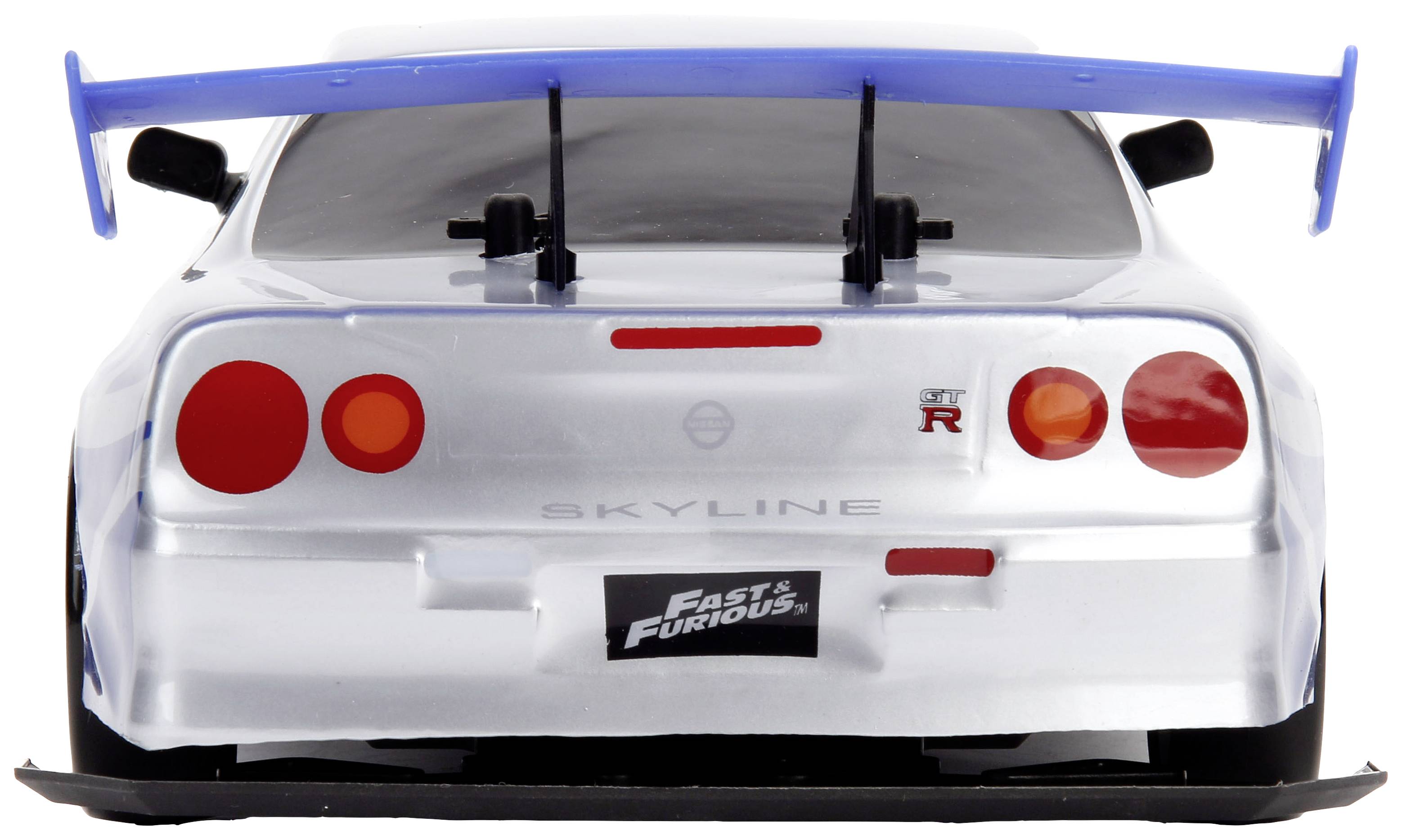 JADA TOYS 253209000 Fast&Furious RC Nissan Skyline GTR 1:10 RC Einsteiger Modellauto Elektro Straßenmodell