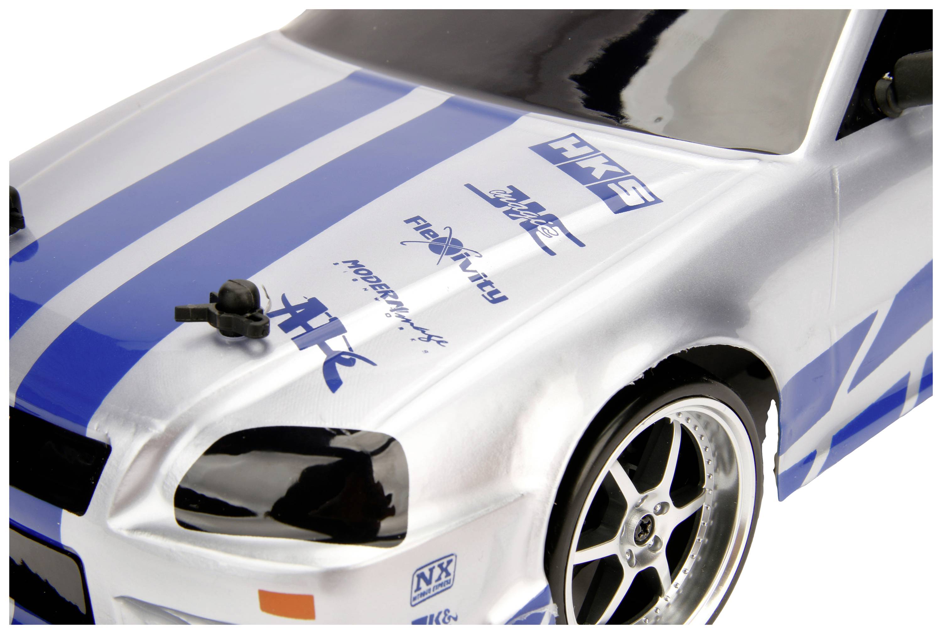 JADA TOYS 253209000 Fast&Furious RC Nissan Skyline GTR 1:10 RC Einsteiger Modellauto Elektro Straßenmodell