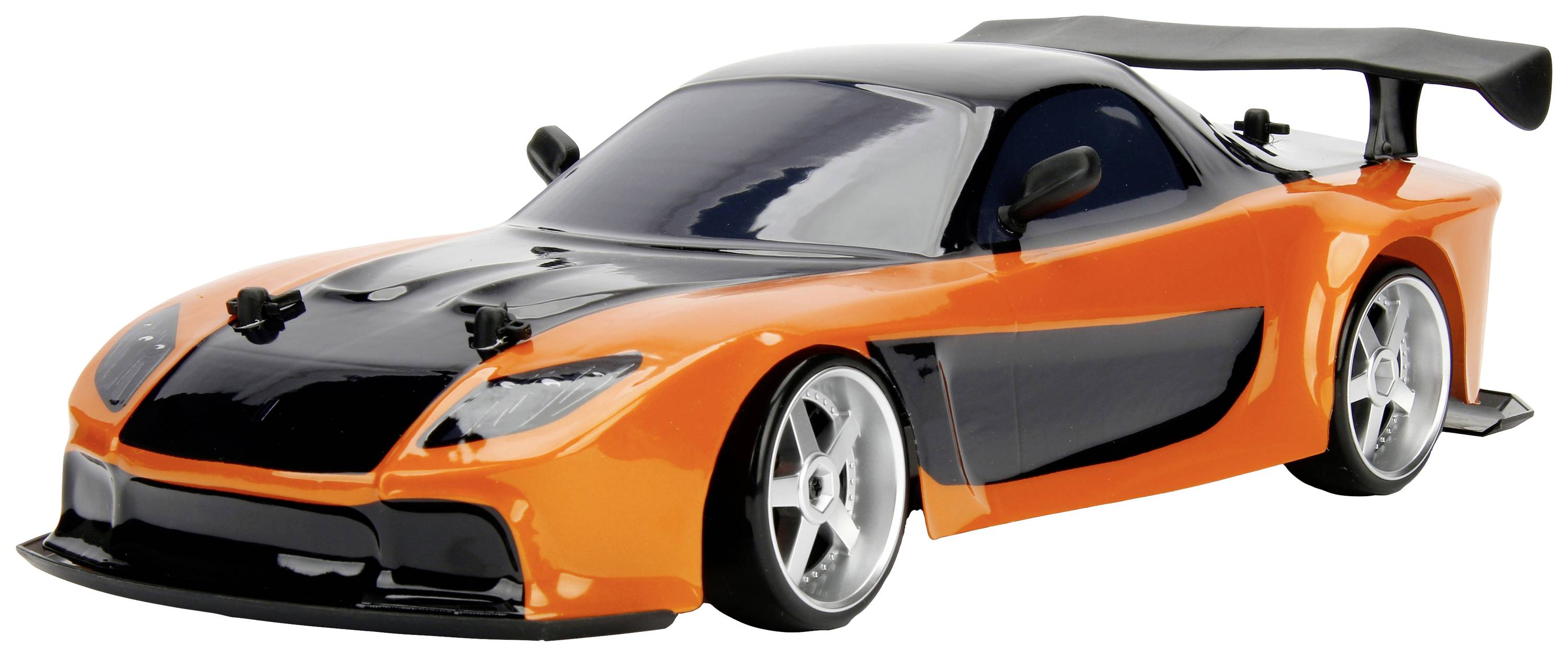 JADA TOYS 253209001 Fast & Furious RC Drift Mazda RX-7 1:10 RC Einsteiger Modellauto Elektro Straßenmodell