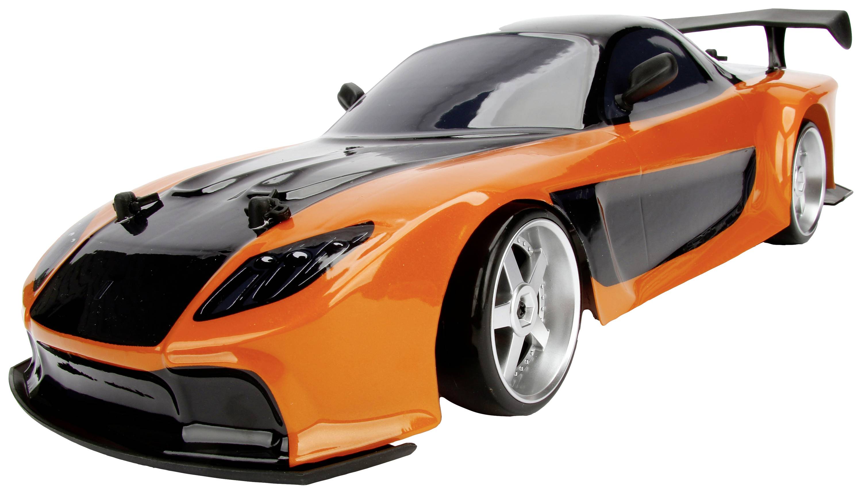 JADA TOYS 253209001 Fast & Furious RC Drift Mazda RX-7 1:10 RC Einsteiger Modellauto Elektro Straßenmodell