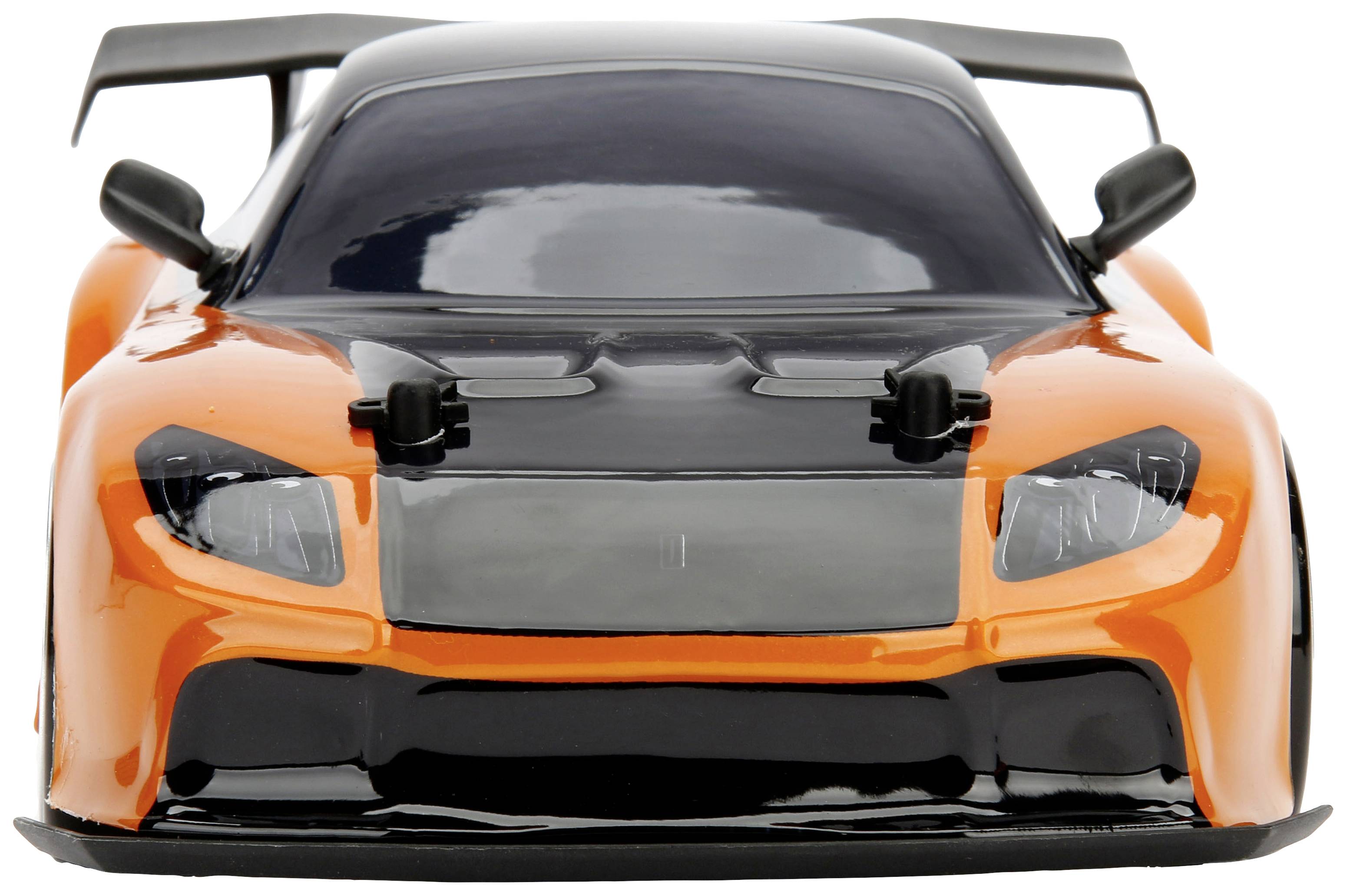 JADA TOYS 253209001 Fast & Furious RC Drift Mazda RX-7 1:10 RC Einsteiger Modellauto Elektro Straßenmodell