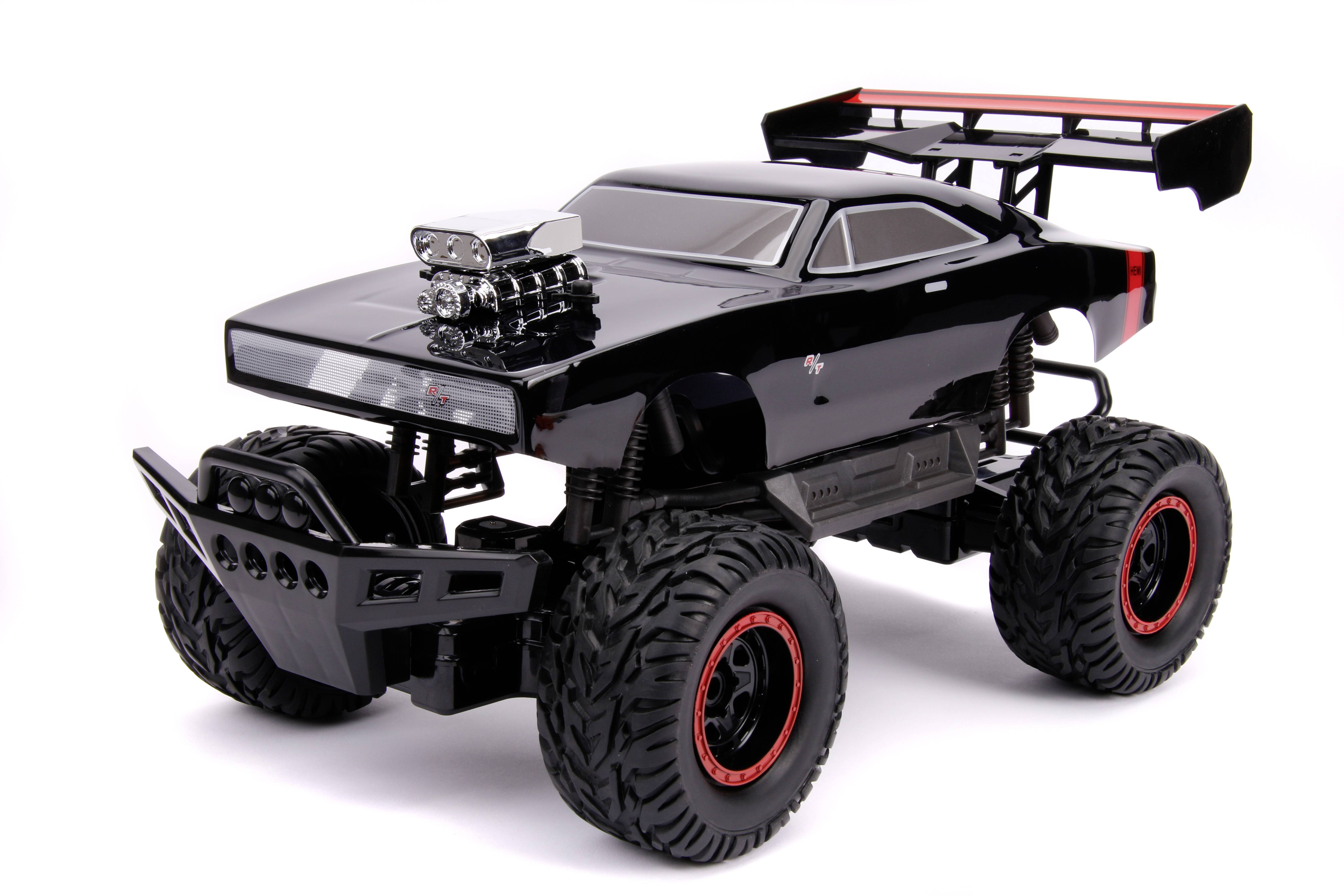 JADA TOYS 253209002 Fast & Furious RC 1970 Dodge 4x4 1:12 RC Einsteiger Modellauto Elektro Geländewagen