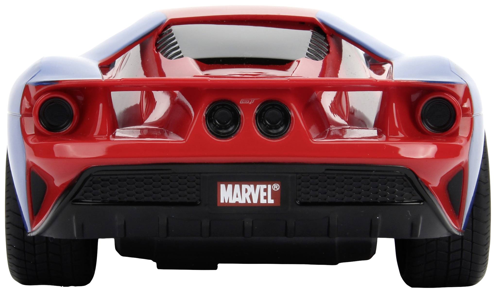 JADA TOYS 253226002 Marvel Spider-Man RC 2017 Ford GT 1:16 RC Einsteiger Modellauto Elektro Sportwagen