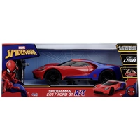 JADA TOYS 253226002 Marvel Spider-Man RC 2017 Ford GT 1:16 RC Einsteiger Modellauto Elektro Sportwagen JADA TOYS 253226002 Marvel Spider-Man RC 2017 Ford GT 1:16 RC Einsteiger Modellauto Elektro Sportwagen