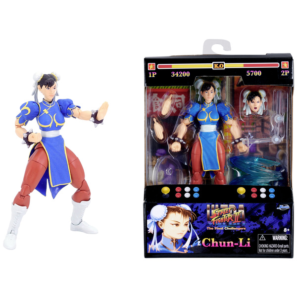 JADA TOYS Street Fighter II Chun-Li 6" Figure