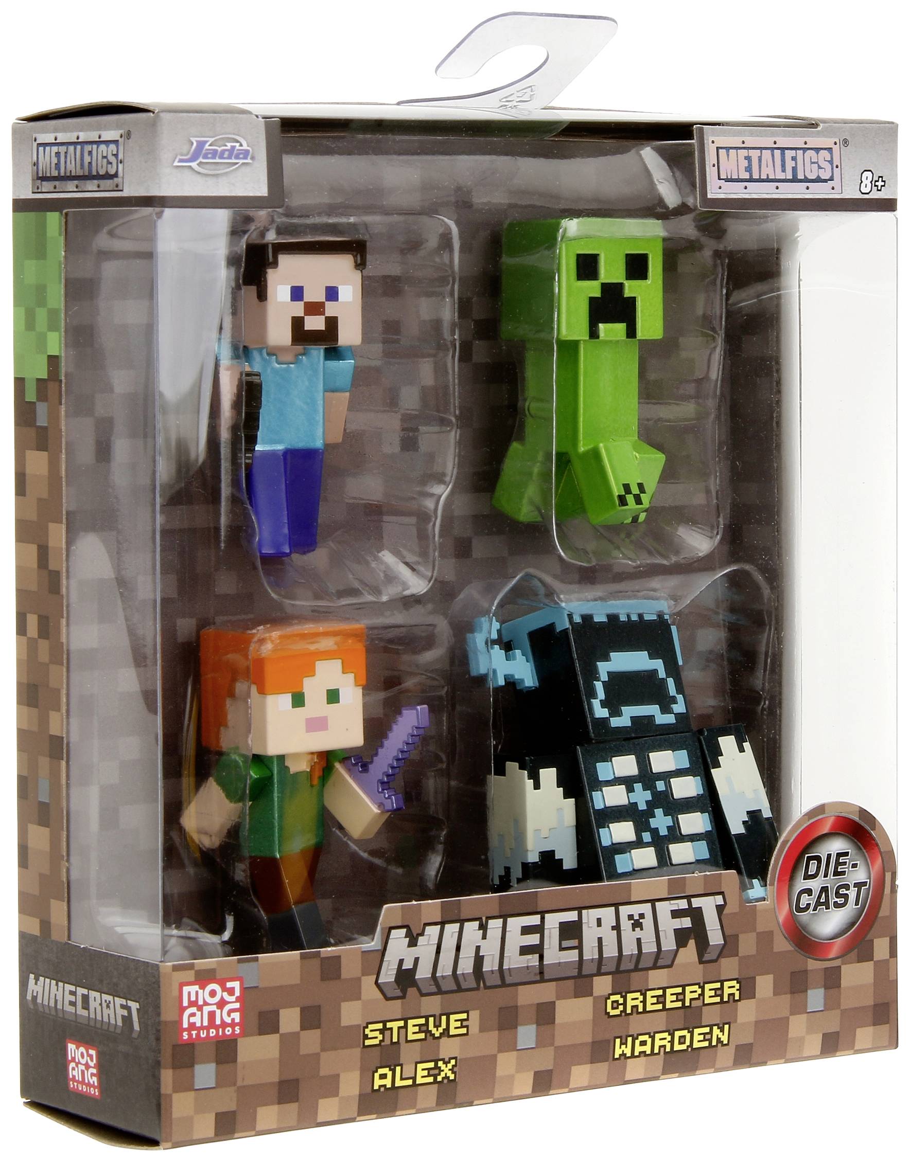 JADA TOYS Minecraft 4-Pack 2.5" Figures