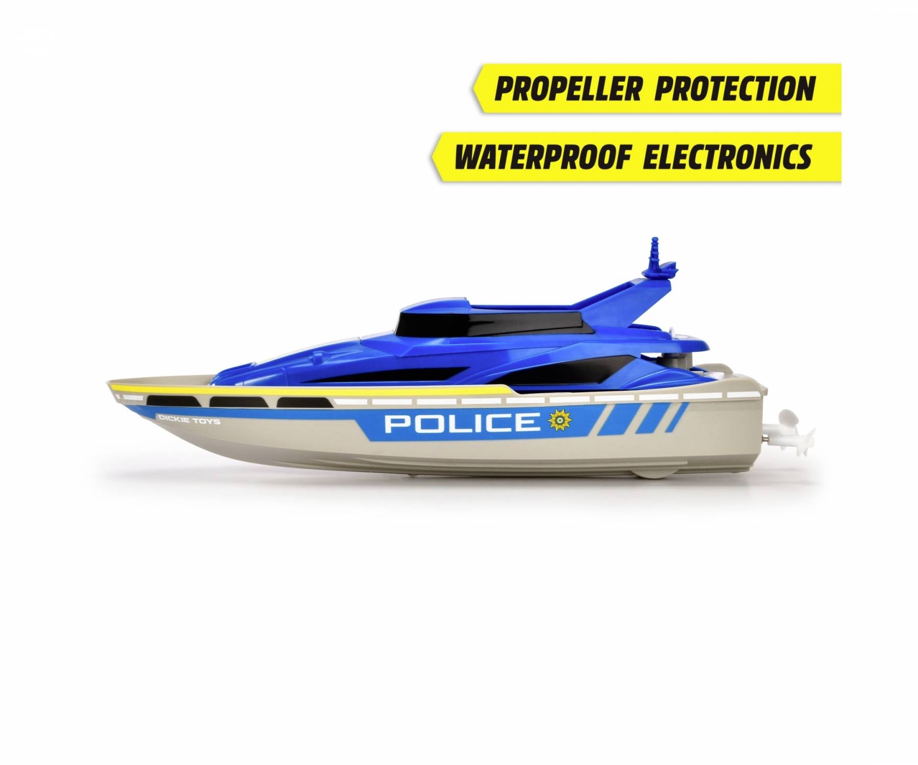 Dickie Toys Police RC Einsteiger Motorboot RtR 330 mm