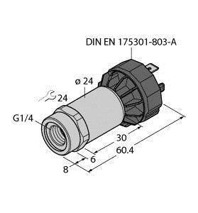 Turck Drucktransmitter 1 St. PT160R-2001-I2-DA91