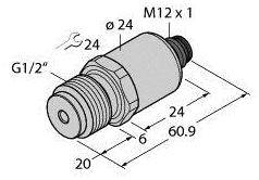 Turck Drucktransmitter 1 St. PT160R-2043-I2-H1141