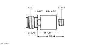 Turck Drucktransmitter 1 St. PT160R-2043-I2-H1141