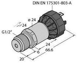 Turck Drucktransmitter 1 St. PT400R-2043-IX-DA91