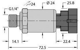 Turck Drucktransmitter 1 St. PT600R-2104-I2-AMPS1.5