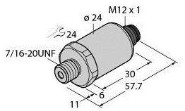 Turck Drucktransmitter 1 St. PT5000PSIG-2005-I2-H1144/X