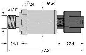 Turck Drucktransmitter 1 St. PT400R-2104-I2-DT043P