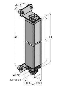 Turck Lichtvorhang BMRL1216A Schutzfeldhöhe 286mm