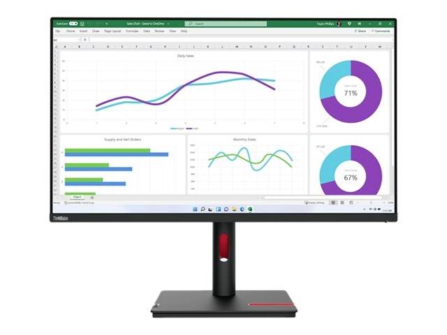 Ein Computerbildschirm zeigt ein Excel-Dokument mit Diagrammen und Grafiken, darunter Linien- und Kreisdiagramme sowie Balkendiagramme zur Datenanalyse.