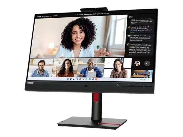Lenovo ThinkVision T24mv-30 LED-Monitor EEK E (A - G) 61 cm (24 Zoll) 1920 x 1080 Pixel 16:9 4 ms DisplayPort, Audio-Line-out, HDMI®, USB-A (USB 3.2