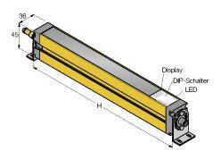 Turck Lichtvorhang SLSCP30-900Q88 Schutzfeldhöhe 900mm