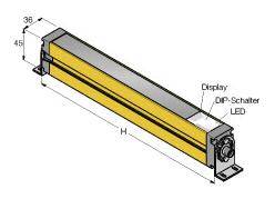 Turck Lichtvorhang SLSP30-1800Q88 Schutzfeldhöhe 1800mm