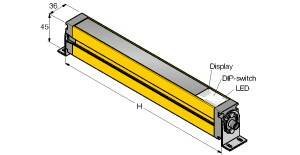 Turck Lichtvorhang SLSR14-1050Q8 Schutzfeldhöhe 1200mm