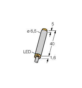Turck Induktiver Sensor nicht bündig PNP, Schließer NI6U-EH6,5-AP6X