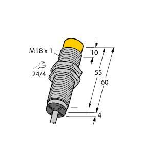 Turck Induktiver Sensor nicht bündig NI8-M18-LIU