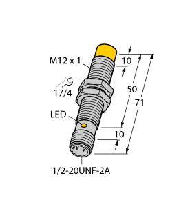 Turck Induktiver Sensor nicht bündig NI8U-G12-ADZ32X-B3131