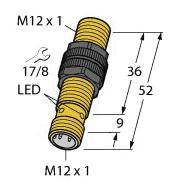 Turck Induktiver Sensor nicht bündig PNP, Schließer NI8U-S12-AP6X-H1141