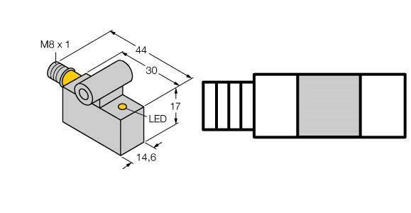 Turck Magnetfeldsensor PNP BIM-IKT-AP6X-V1131