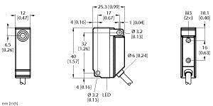 Turck Induktiver Sensor bündig PNP, Schließer BI5U-Q12-AP6X2