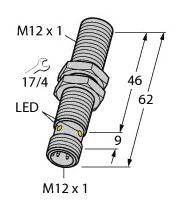 Turck Induktiver Sensor bündig BI2U-MT12E-AD4X-H1144