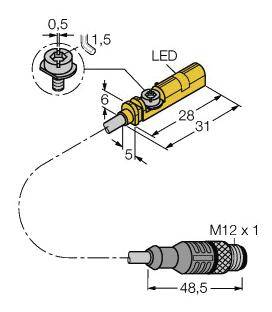 Turck Magnetfeldsensor NPN BIM-UNT-AN6X-0,3-RS4