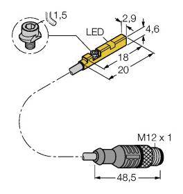 Turck Magnetfeldsensor NPN BIM-UNR-AN6X-0,3-RS4
