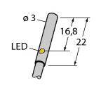 Turck Induktiver Sensor bündig PNP, Schließer BI1-EH03-AP6X