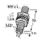 Turck Induktiver Sensor bündig PNP, Schließer BI3U-EM08-AP6X