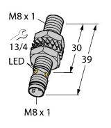 Turck Induktiver Sensor bündig PNP, Schließer BI3U-EM08-AP6X-V1131