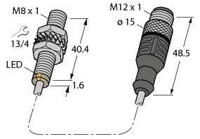Turck Magnetfeldsensor NAMUR BIM-EG08-Y1X-2-RS4.21T/S90