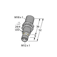 Turck Induktiver Sensor bündig PNP, Schließer BI8-M18-AP6X-H1141 Turck Induktiver Sensor bündig PNP, Schließer BI8-M18-AP6X-H1141