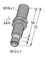 Turck Induktiver Sensor bündig BI8-M18E-LIU-H1141