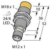 Turck Induktiver Sensor nicht bündig NAMUR NI10-M18-Y1X-H1141