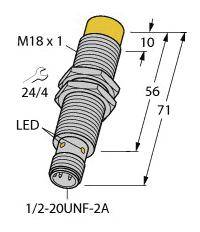 Turck Induktiver Sensor nicht bündig NI12U-G18-ADZ30X2-B3331