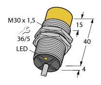 Turck Induktiver Sensor nicht bündig NAMUR NI15-G30-Y2X 7M